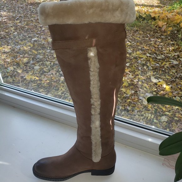 BORN Burnished Calf Knee-high Boots - Picture 4 of 16